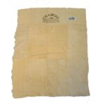 Véritable peau chamoisée forme rectangulaire