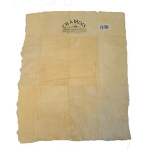 Echt leer Chamois rechthoekige patchwork