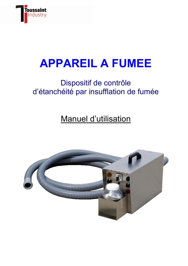 249 Manuel dutilisation Appareil a fumee