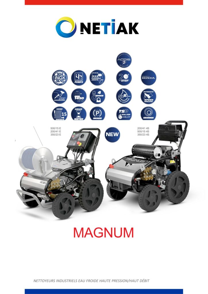 NETTOYEURS HAUTE PRESSION EAU FROIDE INDUSTRIELLE