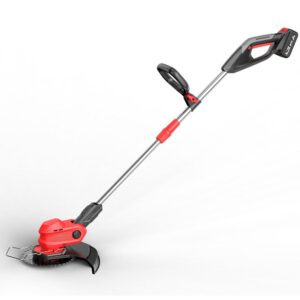 Débroussailleuse électrique - 22000 rpm - 21 volt - 2 batteries