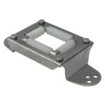 Guide flexible à rouleaux passe-cloison inox