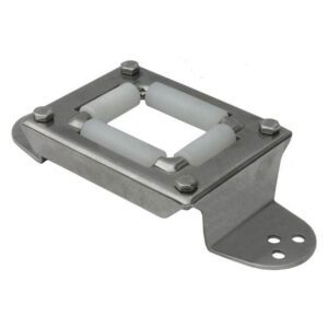 Guide flexible à rouleaux passe-cloison inox