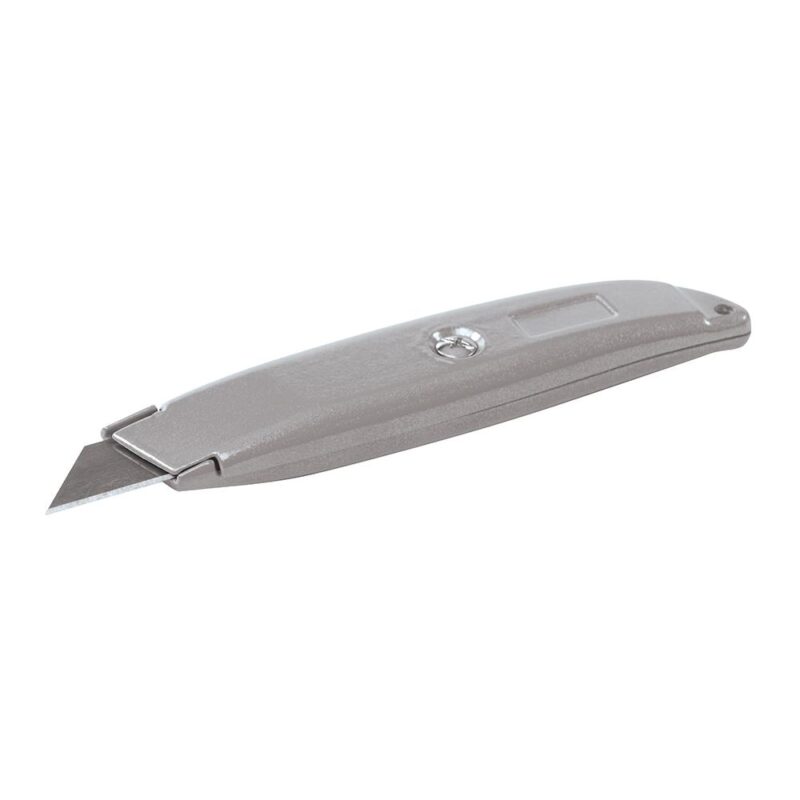 Cutter à lame rétractable 150 mm Argenté