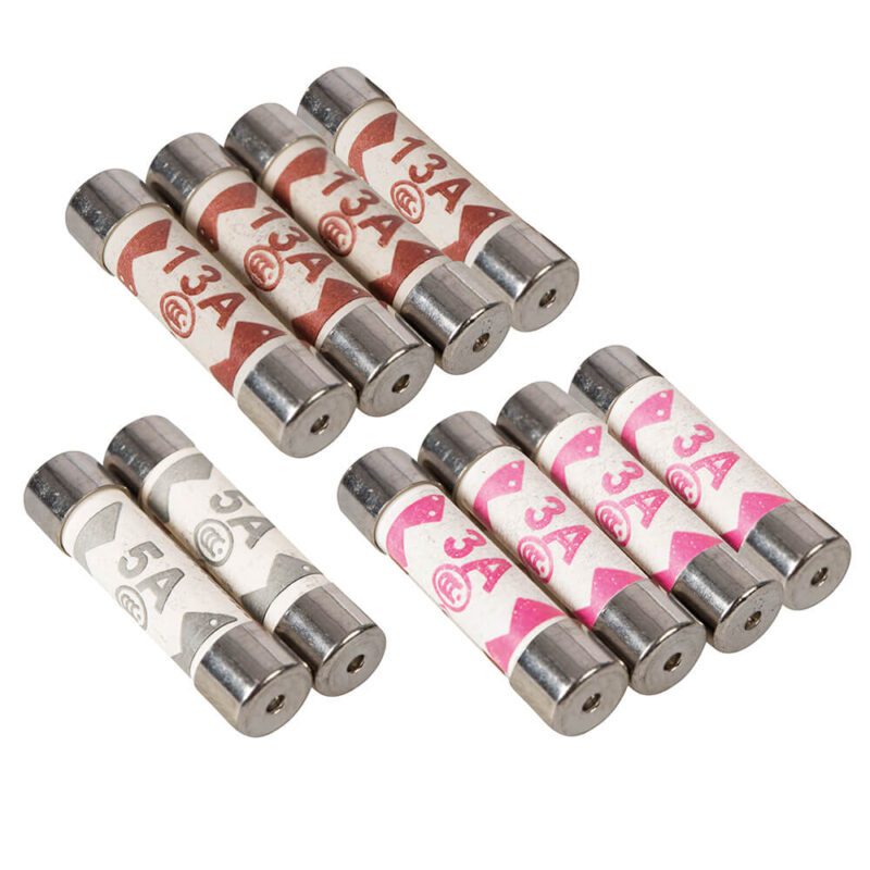 Fusible verre 3 (4pcs) - 5 (2pcs) - 13 (4pcs) AMP