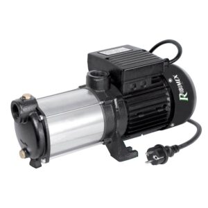 Pompe de surface gros debit multi-cellulaire auto, 5 turbines – pompe inox