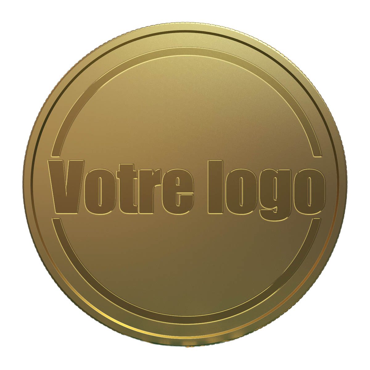 Jeton personnalisable laiton 1 Jeton personnalisable laiton