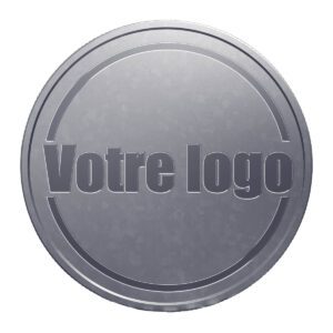 Jeton personnalisable acier zingué
