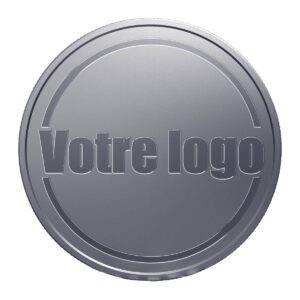 Jeton personnalisable inox