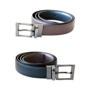 Ceinture réversible bicolore