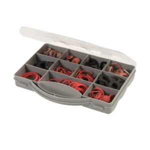 Coffret de rondelles d'étanchéité en caoutchouc et en fibres 280 pcs