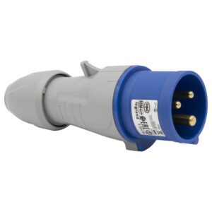 Fiche mâle 2P+T 16A 230V IP44 EUR