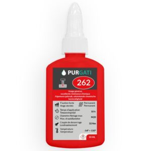 Freinage de filetages moyen à fort, thixotrope - 262