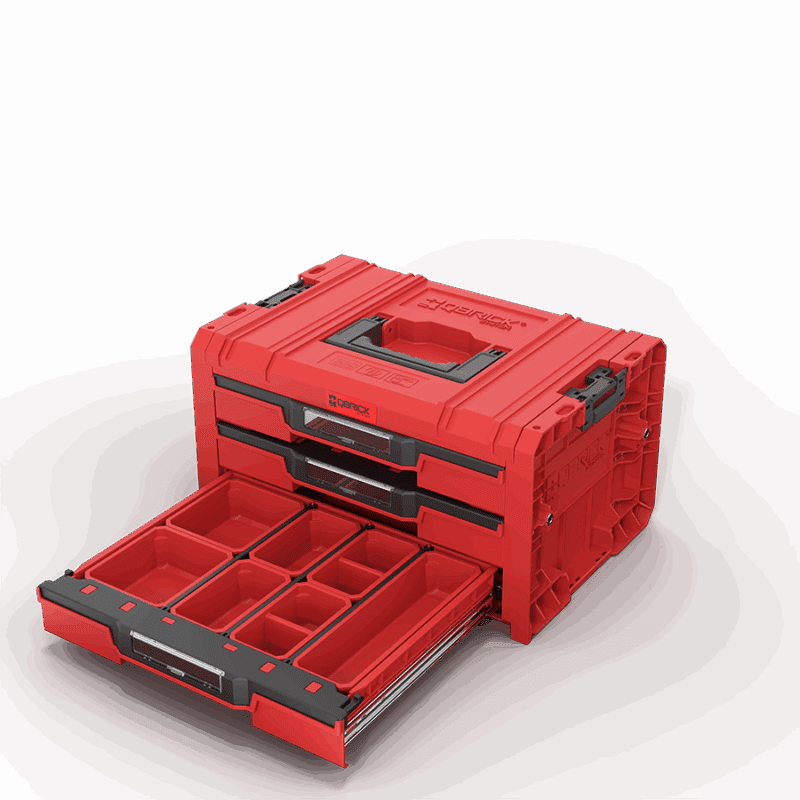 Caisse à outils modulable PRO 3 tiroirs Red Ultra HD – Image 6