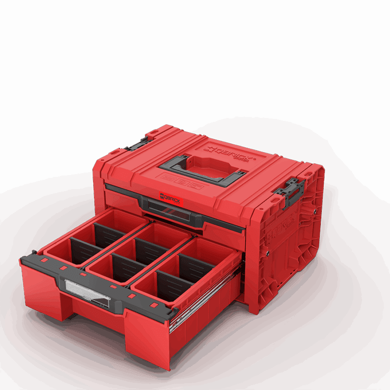 Caisse à outils modulable PRO 2 tiroirs Red Ultra HD – Image 5