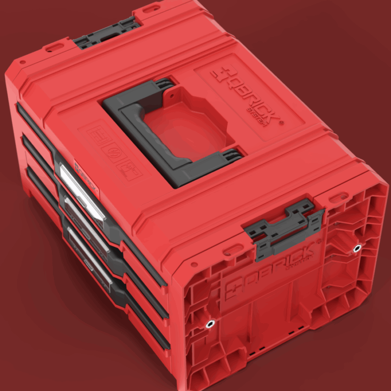 Caisse à outils modulable PRO 3 tiroirs Red Ultra HD – Image 8