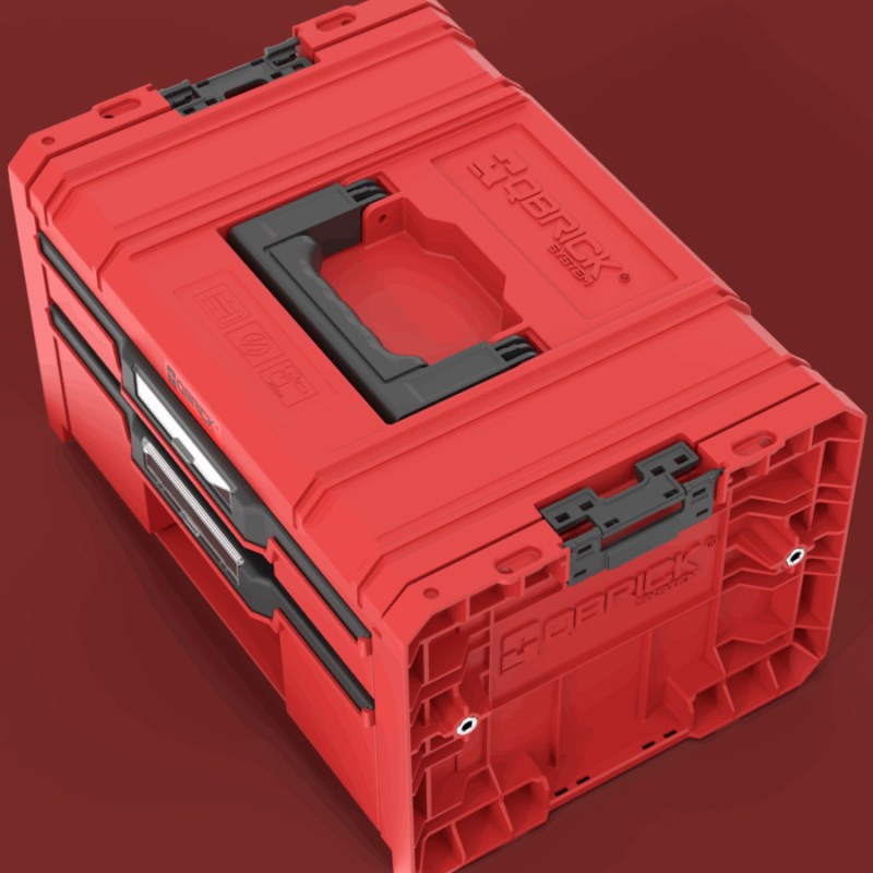Caisse à outils modulable PRO 2 tiroirs Red Ultra HD – Image 2