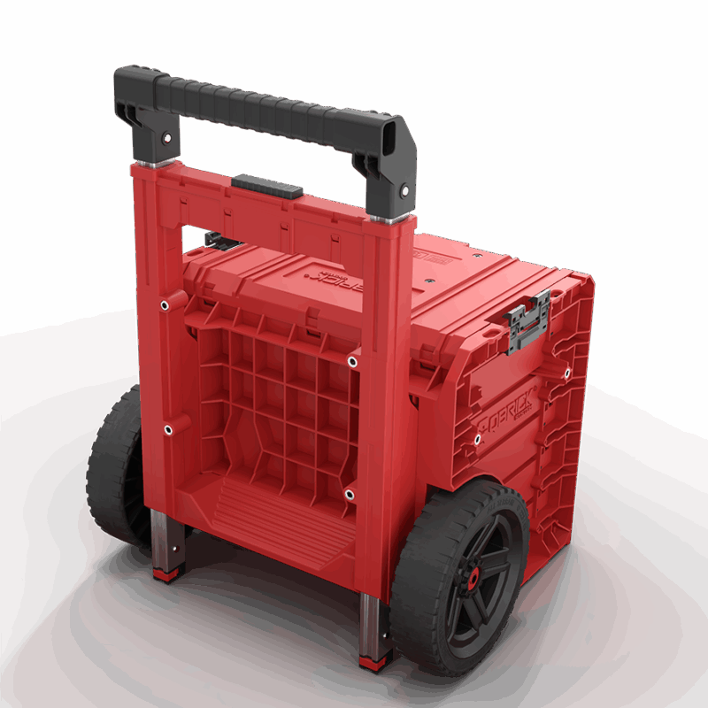 Chariot de base QBRICK SYSTEM PRO CART 2.0 PLUS – 2 tiroirs Red Ultra HD Custom – Image 3