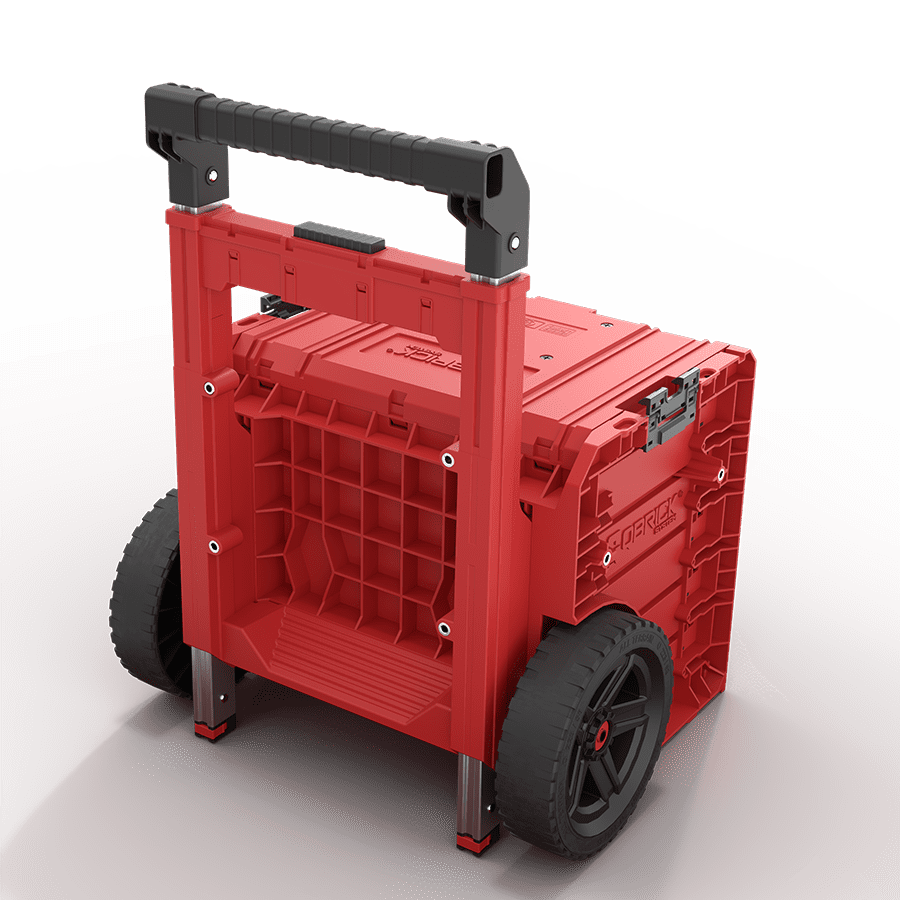 Chariot de base QBRICK SYSTEM PRO CART 2.0 PLUS – 2 tiroirs Red Ultra HD Custom – Image 3