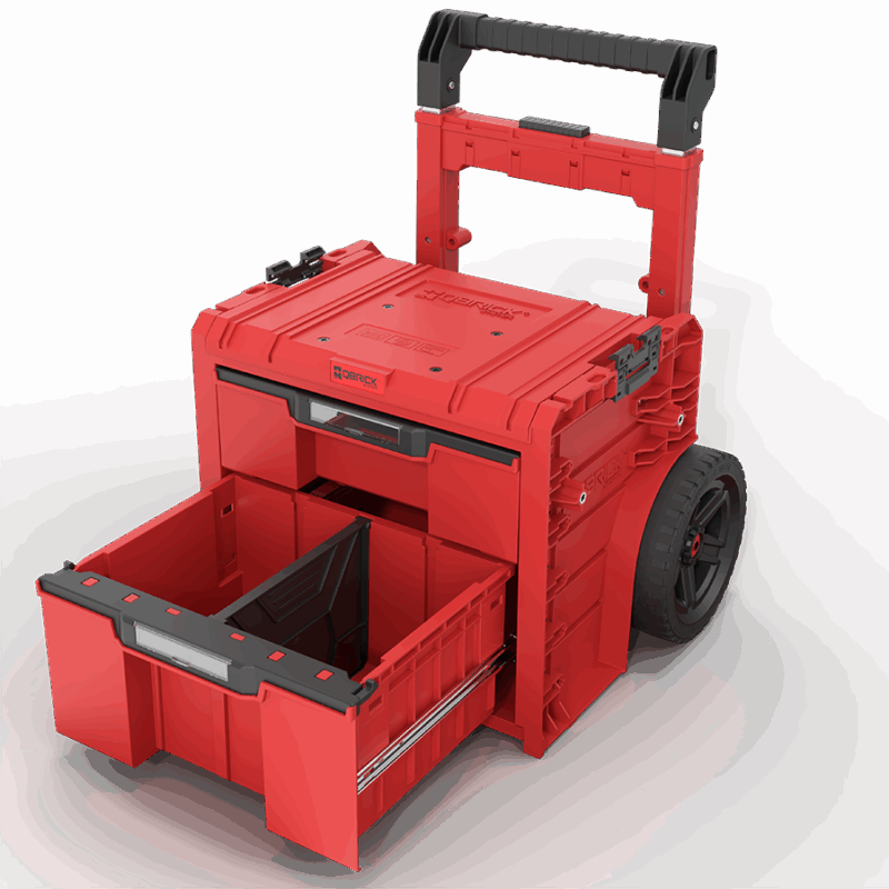 Chariot de base QBRICK SYSTEM PRO CART 2.0 PLUS – 2 tiroirs Red Ultra HD Custom – Image 13
