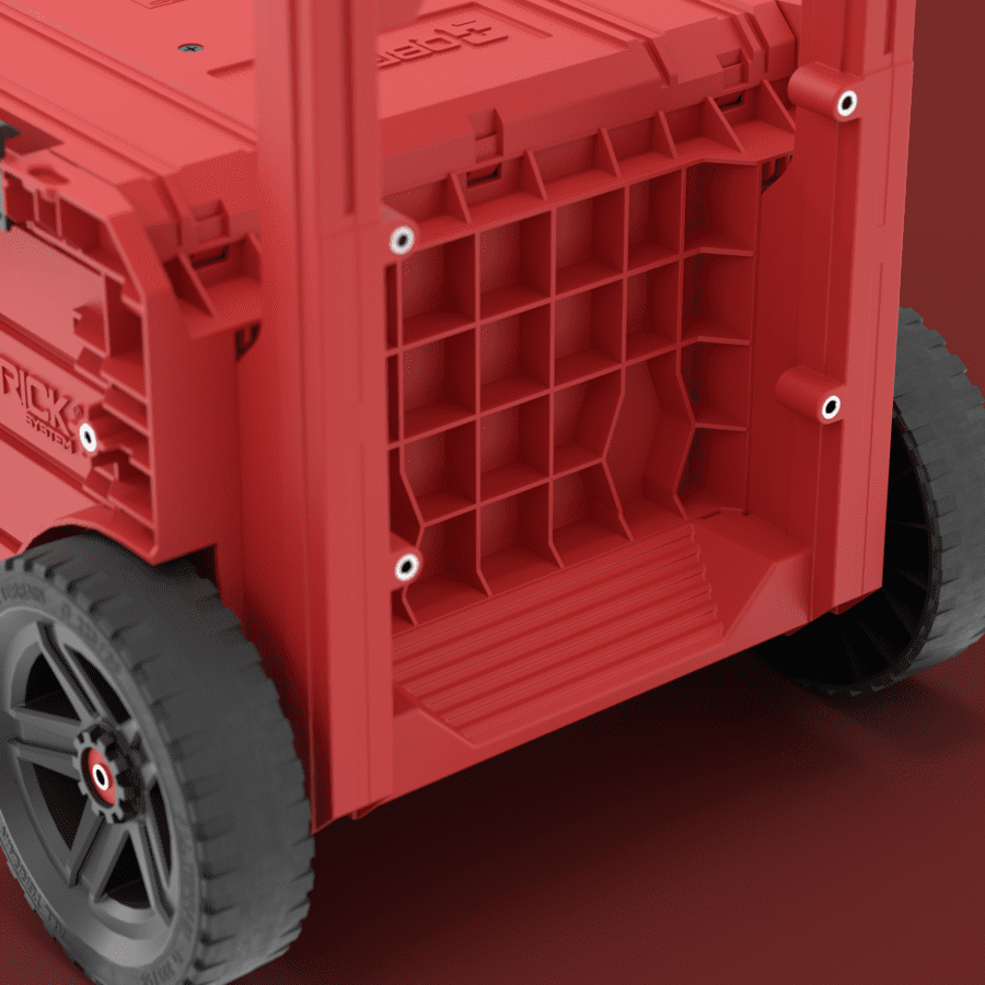 Chariot de base QBRICK SYSTEM PRO CART 2.0 PLUS – 2 tiroirs Red Ultra HD Custom – Image 6