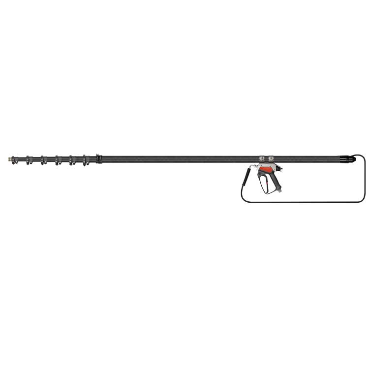 Lance télescopique haute pression en carbone pour panneaux solaires - 2,0 m - 300 bar – 11,5 m - 1/4F - 3/8F rotatif 1 Lance télescopique haute pression en carbone pour panneaux solaires - 2,0 m - 300 bar – 11,5 m - 1/4F - 3/8F rotatif
