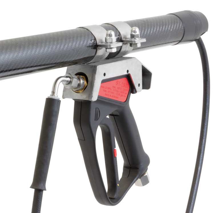 Lance télescopique haute pression en carbone pour panneaux solaires - 2,0 m - 300 bar – 11,5 m - 1/4F - 3/8F rotatif 5 Lance télescopique haute pression en carbone pour panneaux solaires - 2,0 m - 300 bar – 11,5 m - 1/4F - 3/8F rotatif – Image 5