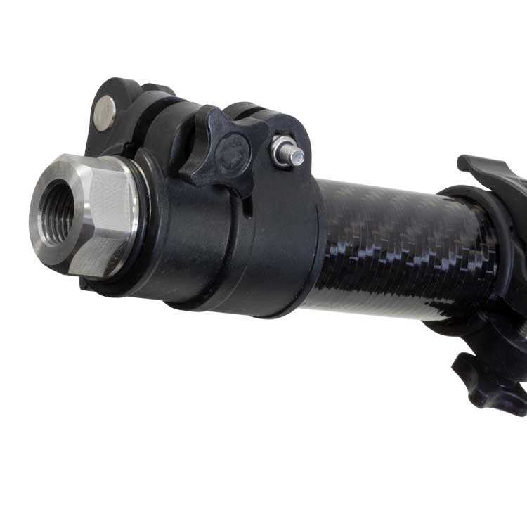 Lance télescopique haute pression en carbone pour panneaux solaires - 2,0 m - 300 bar – 11,5 m - 1/4F - 3/8F rotatif 4 Lance télescopique haute pression en carbone pour panneaux solaires - 2,0 m - 300 bar – 11,5 m - 1/4F - 3/8F rotatif – Image 4