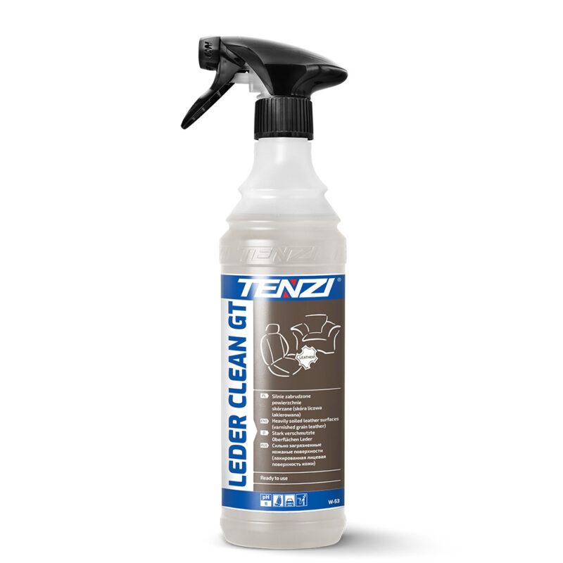 Produit nettoyant prêt à l'emploi- conçu pour nettoyer les surfaces en cuir fortement polluées. (Leder Clean GT)  - Leder Clean GT