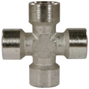 CROIX 1/4F LAITON CADMIE