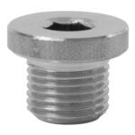 Bouchon avec collerette inox