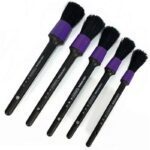 Pinceaux en poils de sanglier + manche en PP : 8"- 19,5 cm, 10"-20,5 cm, 12"- 22 cm, 14"- 22,5 cm, 16"-23 cm - (5 pièces)