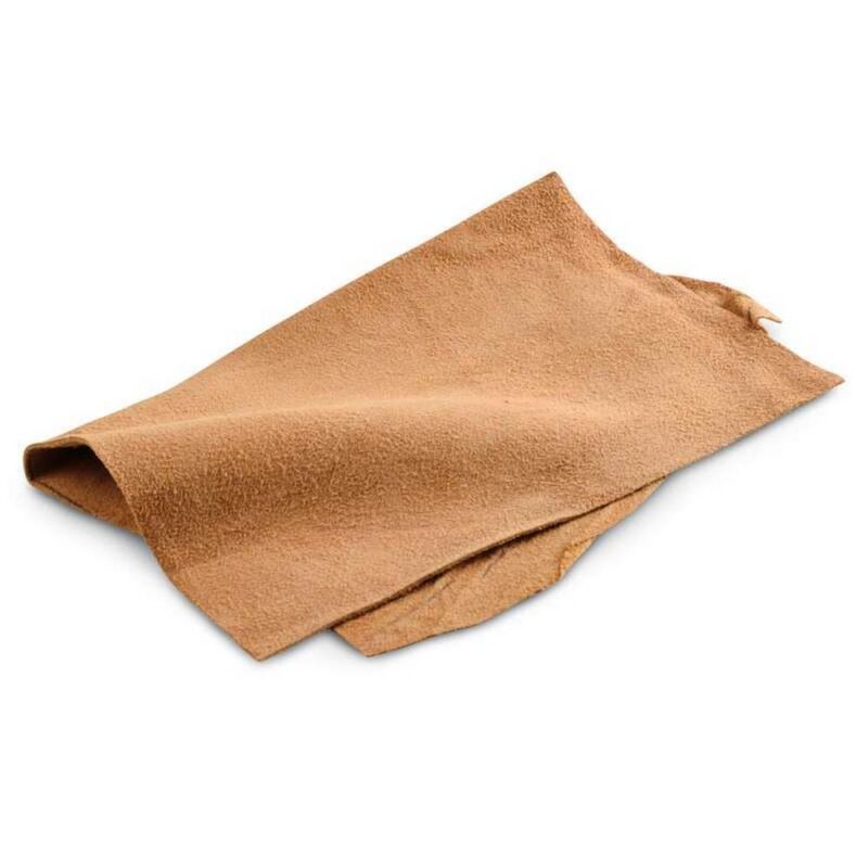 Véritable peau chamoisée forme rectangulaire exacte qualité tanneur