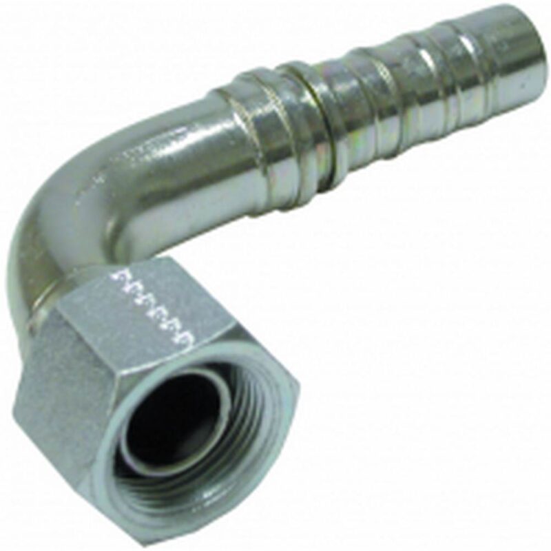 Embout 90° femelle tournant BSPP 60°avec joint torique superspiral