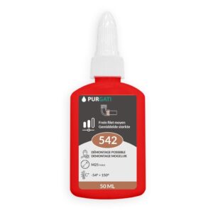 Etanchéité raccords hydrauliques et pneumatiques (flacon 50 ml) - 542