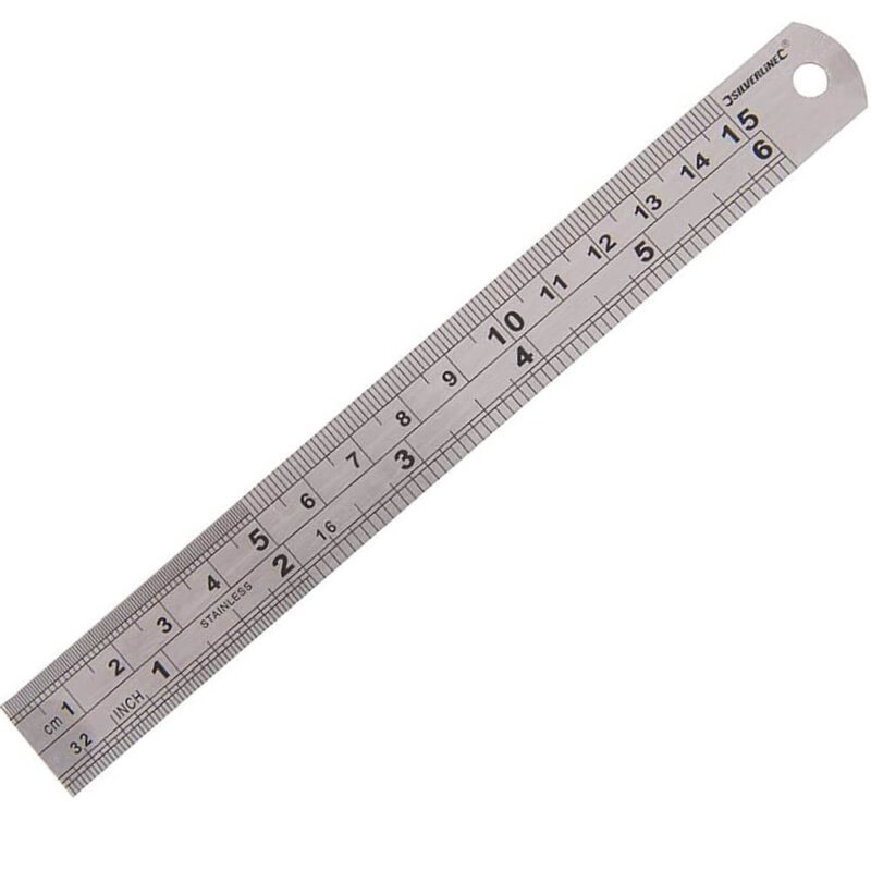 reglet en inox 150 mm