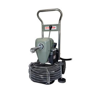 Déboucheur canalisation électrique 1100 – 1100 W, spirale 18,4 m, 6 têtes