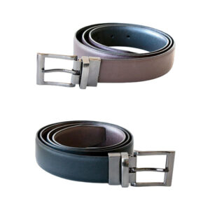 Ceinture réversible bicolore