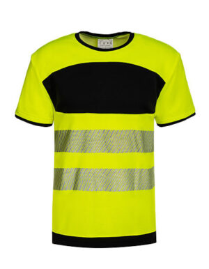 T-Shirt de travail haute visibilité EOS avec zone d'impression